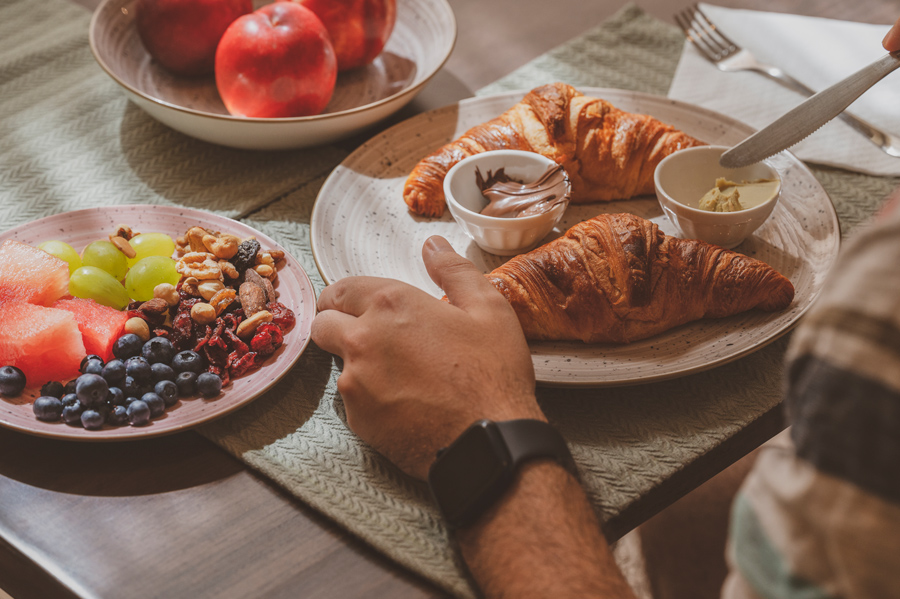 breakfast served at maria rosa suites gozo