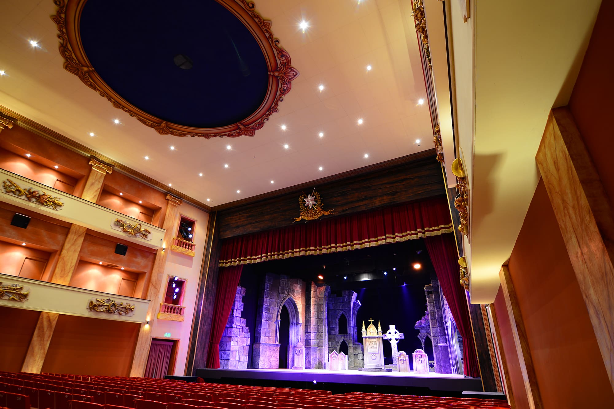 inside astra theatre in victoria gozo where opera and musicals are staged each year